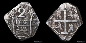 Argentina. La Rioja. 2 Reales 1822. RIOXA. CJ 5.1.2