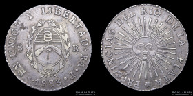 Argentina. La Rioja. 8 Reales 1833 RA P. CJ 34