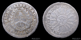 Argentina. La Rioja. 1 Real 1824 RA DS. CJ 46.1.1
