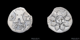 Argentina. Cordoba. 1/4 Real 1839 PP. CJ 6.1.30
