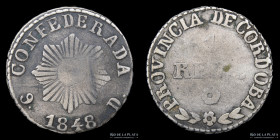 Argentina. Cordoba. 1 Real 1848. CJ 56.1.5