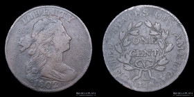 USA. 1 Cent 1802. Drapped bust. KM22