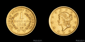 USA. 1 Dollar 1852. Liberty Head. KM73