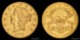 USA. 20 Dollars 1892 S. KM74.3