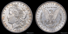 USA. 1 Dollar 1884 S. Morgan. KM110