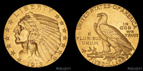 USA. 5 Dollars 1913. Indian Head. KM129
