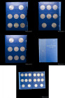 USA. Peace Dollars 1921-1935 Full Set on Whitman album
