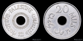 Palestina. 20 Mils 1941. KM5