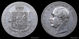 Hannover. George V. 1 Thaler 1854. KM220