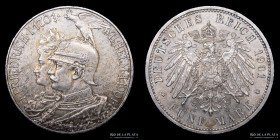 Prussia. Wilhem II. 5 Mark 1901 A. KM526