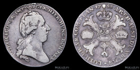Austria Holandesa (Belgica) 1 Kronenthaler 1785. KM32