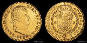 España. Fernando VII. 2 Escudos 1820 CT. Sevilla. KM483