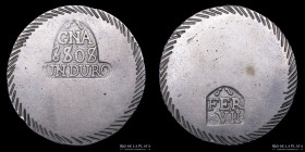 Cataluña. Fernando VII. 1 Duro 1808. Girona. KM10