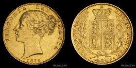 Gran Bretaña. Victoria. 1 Sovereign 1862. KM736