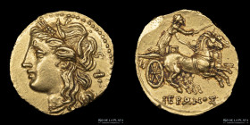 Syracuse. Sicily, Hieron II (275-215 BC) AV 60 Litrai or Dekadrachm