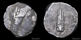 Metapontum, Lucania (c.330-290BC) AR Nomos or Didrachm