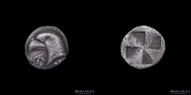 Kyme, Aeolis (480-450BC) AR Hemiobol