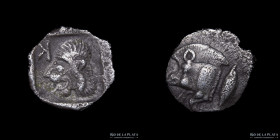 Kyzicos, Mysia (c.450-400BC) AR Obol