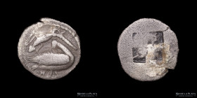Eion, Macedonia (5th. Cent BC) AR Trihemiobol