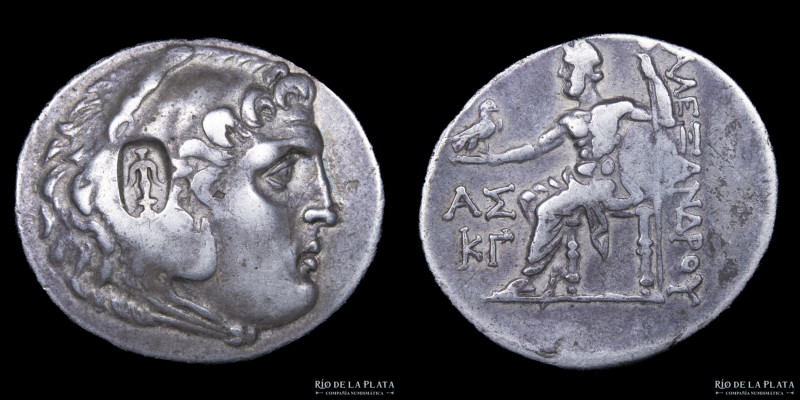 Aspendos. Pamphylia (212-181 BC) AR Tetradrachm, civic issue at name and type of...