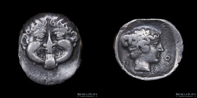 Neapolis, Macedonia (424-350BC) AR Hemidrachm