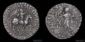 Baktria. Indo-Scythians. Azes I (58-19BC) AR Tetradrachm