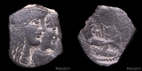 Nabatean Kingdom. Rabbel II & Gamilat (70-106AD) AE18