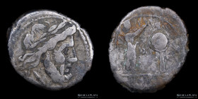 Republic. Anonymous (211-208BC) AR Victoriatus