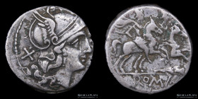 Republic. Anonymous (208BC) AR Denarius. Cr89/2