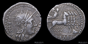 Republic. Q. Fabius Labeo (124 BC) AR Denarius. Cr273/1