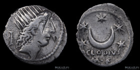 Republic. P. Clodius Mf Turrinus (42BC) AR Denarius. Cr494/21