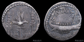 The Triumvirs. Mark Antony. AR Denarius LEG VII