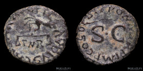 Claudius (41-54AD) AE Quadrans. RIC 85