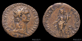 Domitian (81-96AD) OR Dupondius. RIC 705