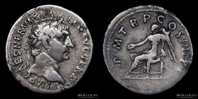 Trajan (98-117AD) AR Denarius. RIC 57