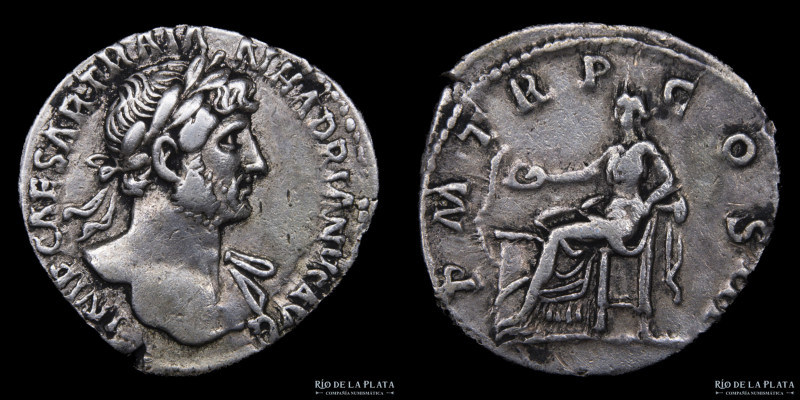 Hadrian (117-138AD) Denarius, Rome mint, struck 119-122AD. Silver; 18mm; 3.70g. ...