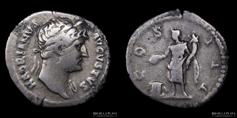 Hadrian (117-138AD) Denarius, Rome mint, struck 125-128AD. Silver; 19mm; 3.08g. ...