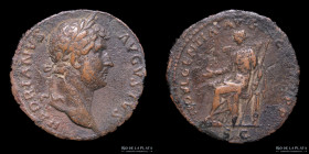 Hadrian (117-138AD) AE As. RIC 725