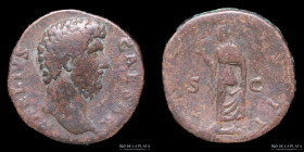 Aelius Caesar (136-138AD) AE Sestertius. RIC 1055