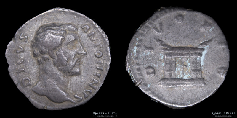 Antoninus Pius (138-161AD) Denarius. Rome mint, struck 162 (posthumous). Silver;...
