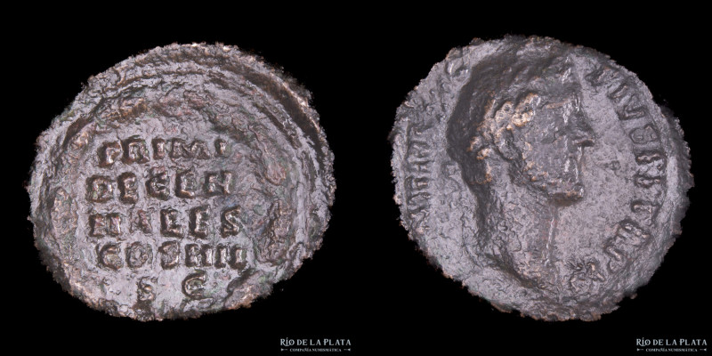Antoninus Pius (138-161AD) As. Rome mint, struck 147-148AD. Bronze; 27mm; 9.87g....