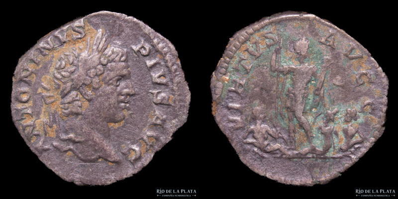 Caracalla (198-217AD) Denarius. Rome mint, struck 206-210AD. Silver; 18mm; 3.24g...