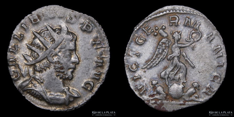 Gallienus joint reign (253-260AD) Antoninianus. Lugdunum mint, struck 258-259AD....