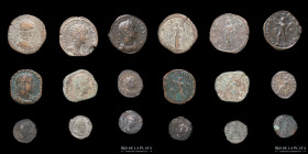 Rome. Lot x9. Sestertii, Ases, Antoninianii & Denarii. 3rd. Century AD