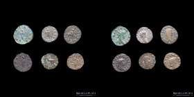 Rome. Lot x6. Gallienus. Mixed antoninianii. Zoo series