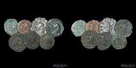 Gallo Roman. Lot x7. Postumus, Victorinus & Tetricii