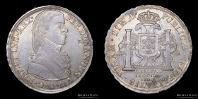 Lima. Fernando VII. 8 Reales 1808. Medalla de Proclama