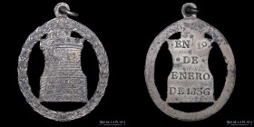 Peru. 1836. 10 Aniv. de la toma del Callao