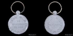 Guerra Triple Alianza. Brasil. Premio Militar 1865. Uruguayana (Peltre)