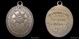 Argentina. 1913. A los Fieles de Cochabamba. Sociedad la Medalla